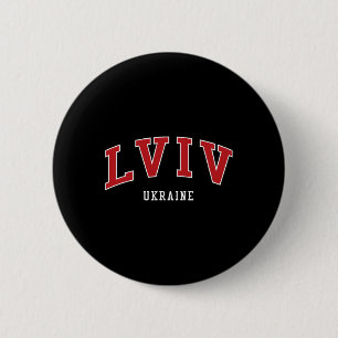 Lviv Ukraine College University Style 6 Cm Round Badge