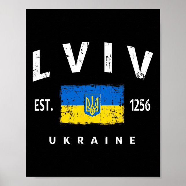 Lviv Ukraine Ukrayina Lwów  Poster (Front)