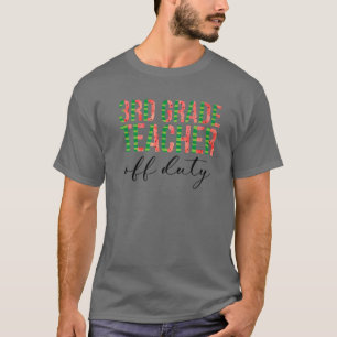 Lw5 Watermelon 3Rd Grade Teacher Off Duty Last Day T-Shirt
