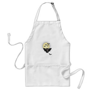 LWood Bat Halloween Standard Apron