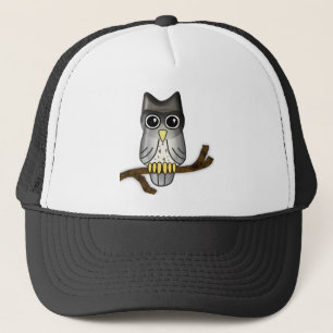 LWood Owl Cute Halloween Critter Trucker Hat
