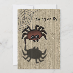 LWood Spider Custom Halloween Invitation