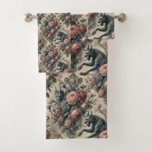 Lycans & Lullabies – Gothic Victorian  Bath Towel Set