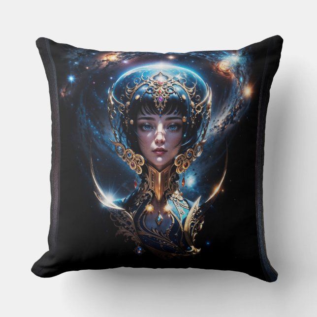Lycenia The Light Of The Heavens by Xzendor7 Cushion (Front)
