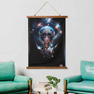 Lycenia The Light Of The Heavens by Xzendor7 Hanging Tapestry