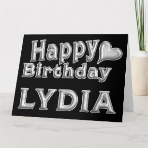Lydia Happy Birthday Birthday Card