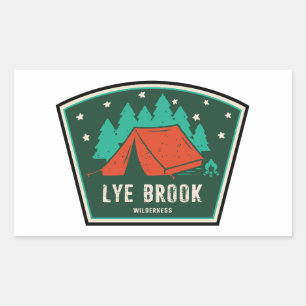 Lye Brook Wilderness Vermont Camping Rectangular Sticker