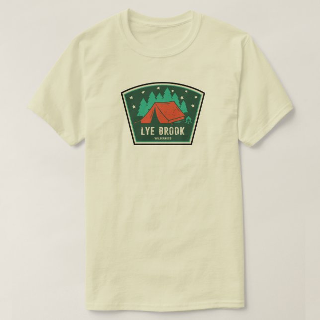 Lye Brook Wilderness Vermont Camping T-Shirt (Design Front)