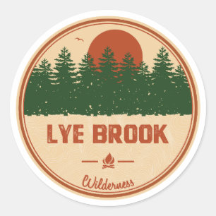 Lye Brook Wilderness Vermont Classic Round Sticker