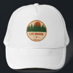 Lye Brook Wilderness Vermont Trucker Hat<br><div class="desc">Lye Brook Wilderness in southern Vermont is a forested high plateau in Green Mountain National Forest that offers hiking and backpacking on trails like the Lye Brook and Branch Pond trails to features such as Lye Brook Falls and remote ponds for quiet outdoor recreation.</div>