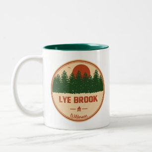 Lye Brook Wilderness Vermont Two-Tone Coffee Mug