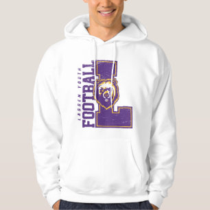 LYFL 06   Men's Purple Lassen  Logo Hoodie