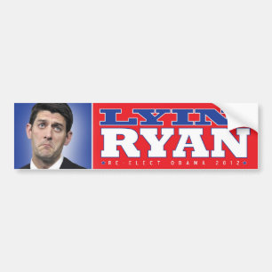 Lyin' Paul Ryan Bumpersticker Bumper Sticker