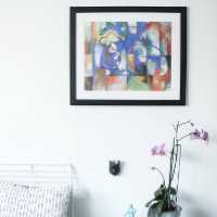 Lying Bull by Franz Marc, Vintage Cubism Art