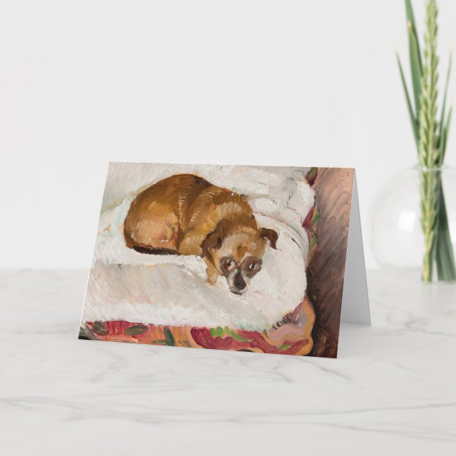 Lying Dog | Zygmunt Waliszewski Card (Front)