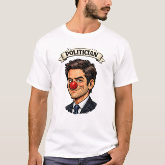 Lying politician clown political T-shirt