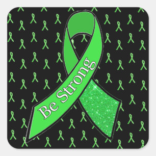Lyme Disease Awareness, Be Strong" Sticker