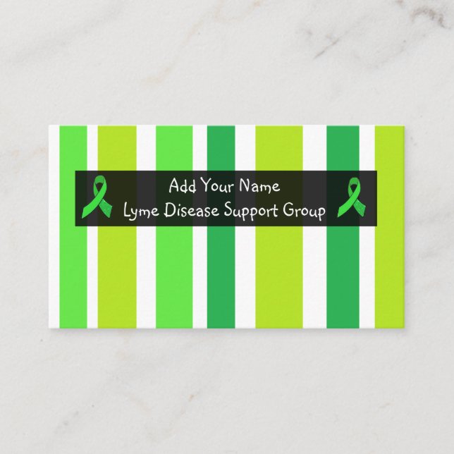 Lyme Disease Awareness Business Card (Front)