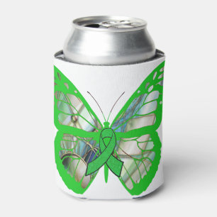 Lyme Disease Awareness Butterfly Can Holder Cooler