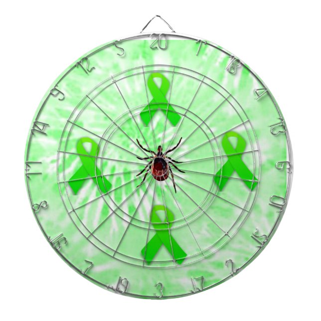 Lyme Disease Awareness Dart Board (Front)