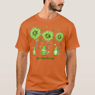 Lyme Disease Awareness gnome faith hope sunflower T-Shirt