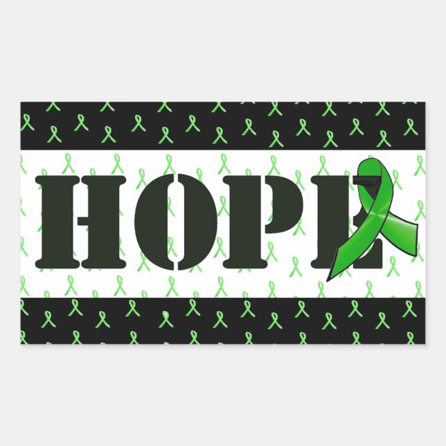 Lyme Disease Awareness Hope Sticker (Front)