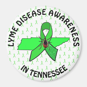 Lyme Disease Awareness IN Tennessee Magnet