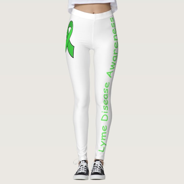 Lyme Disease Awareness Leggings (Front)