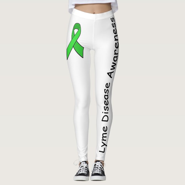 Lyme Disease Awareness Leggings (Front)