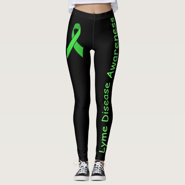 Lyme Disease Awareness Leggings (Front)