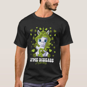 Lyme disease Awareness Month Lime Green Ribbon Uni T-Shirt
