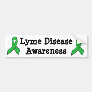 Lyme Disease Awareness Ribbons Bumper Sticker