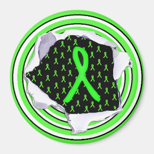 Lyme Disease Awareness Ribbons Stickers Magnet