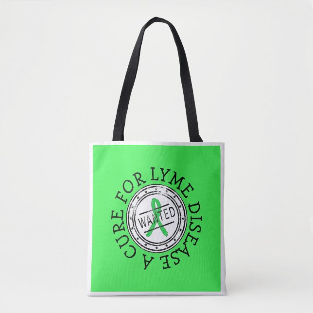 Lyme Disease Awareness Tote Bag (Front)