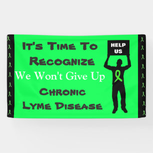 Lyme Disease Awareness We Wont Give Up Banner