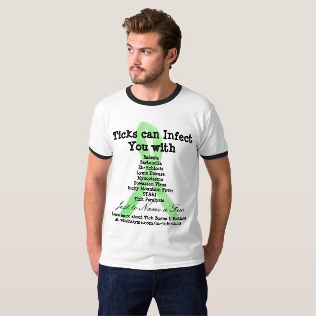 Lyme Disease & Co Infections Awareness Shirt (Front Full)