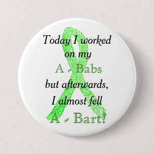 Lyme Disease Humour Button