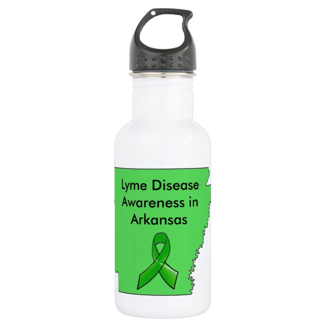 Lyme Disease in Arkansas Water Bottle (Front)