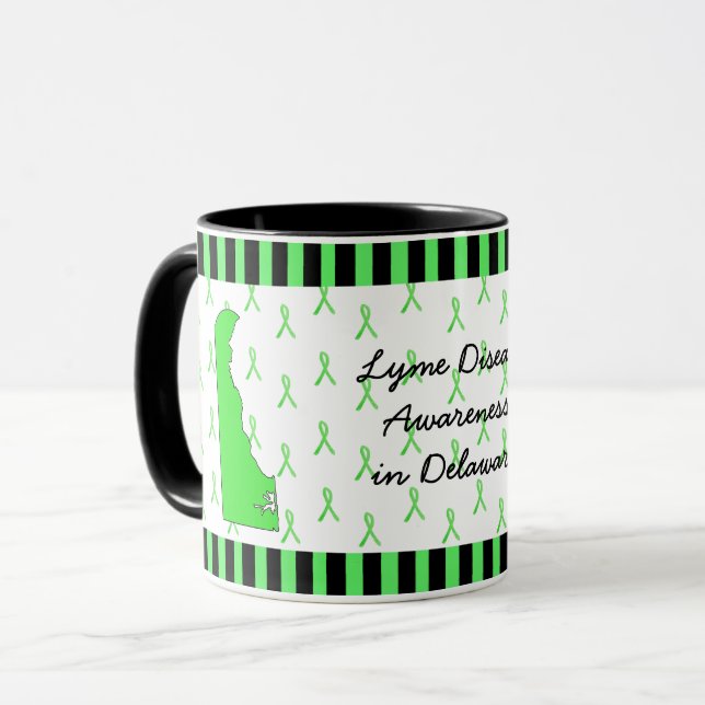 Lyme Disease in Delaware Coffee Mug (Front Left)