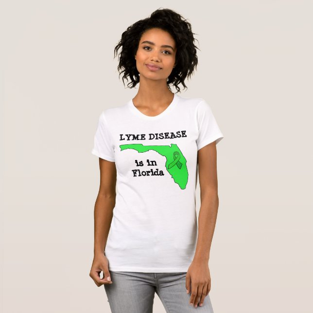 Lyme Disease in Florida Awareness Shirt (Front Full)