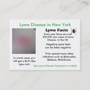 Lyme Disease in New York Information Cards