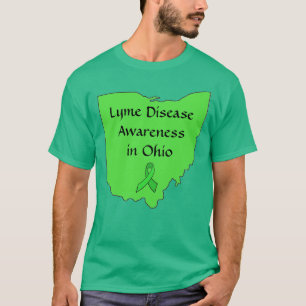 Lyme Disease in Ohio Awareness Ribbon Shirt