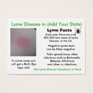 Lyme Disease in your State Information Cards