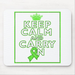 Lyme Disease Keep Calm and Carry ON Mouse Pad