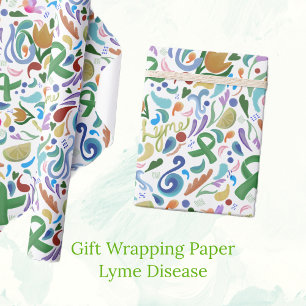 Lyme Disease Present Gift Wrap #lyme