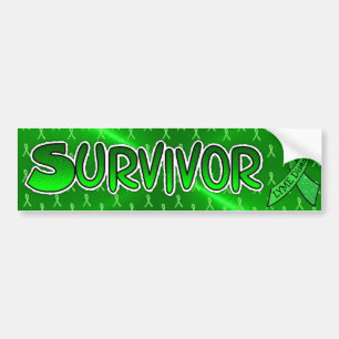 Lyme Disease Survivor Awareness Ribbons Bumper Sticker