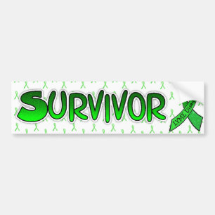 Lyme Disease Survivor Awareness Ribbons Bumper Sticker