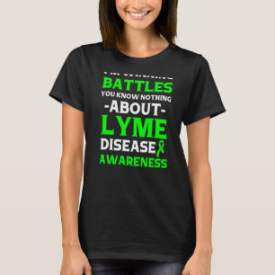 Lyme Disease Survivor Warrior Awareness  12 T-Shirt
