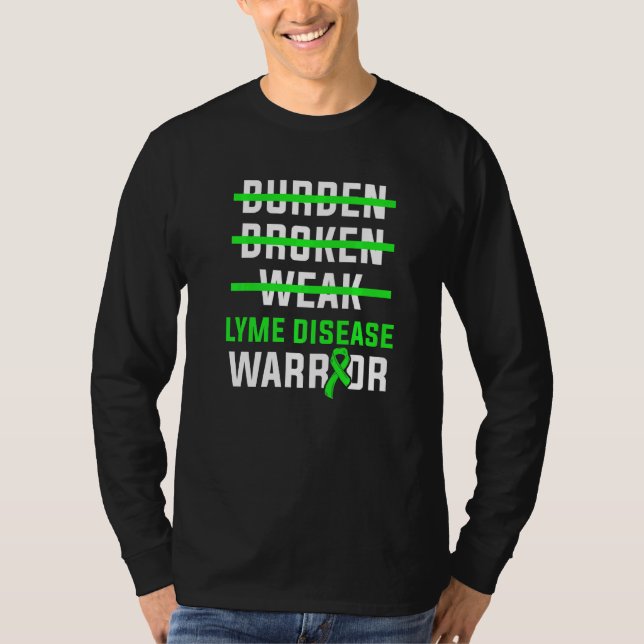Lyme Disease Survivor Warrior Awareness   24 T-Shirt (Front)