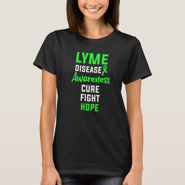 Lyme Disease Survivor Warrior Awareness   2 T-Shirt (Front)